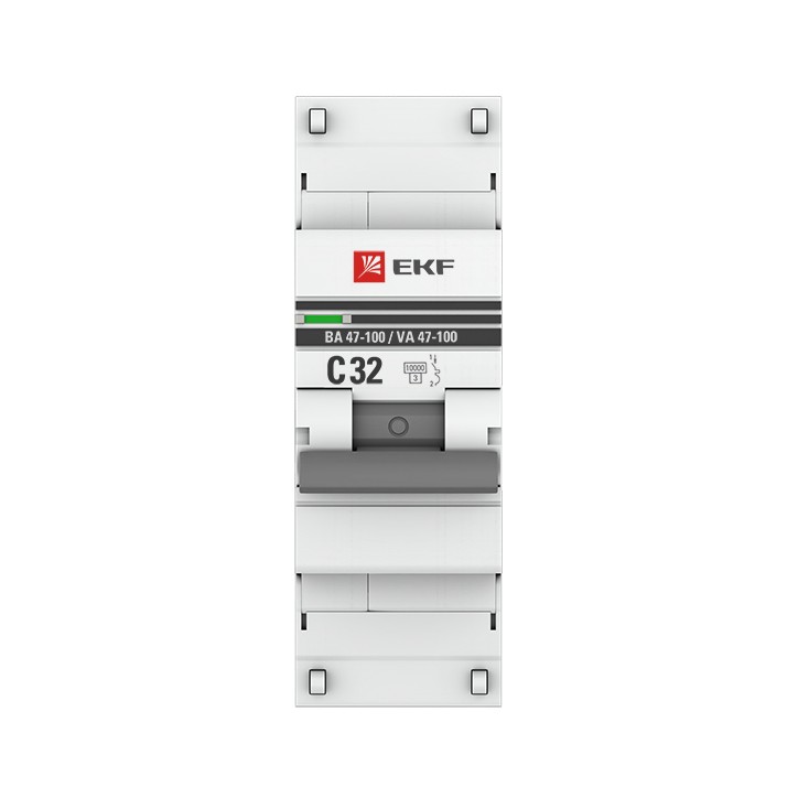 Автоматический выключатель ВА 47-100, 1P 32А (C) 10kA EKF PROxima