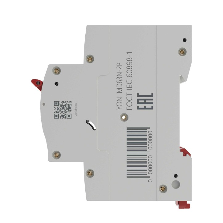 Выключатель автоматический двухполюсный 6А C 6кА MD63N-2PC6 DKC