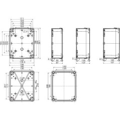 ПЛАСТ.КОРОБКА ABS 241x194x107