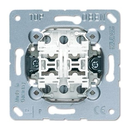 Переключатель самовозвратный 2-клавишный. (проходной) Механизм. 20A 250V