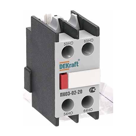 Приставка контактная ПК-03 2НО лицевая установка