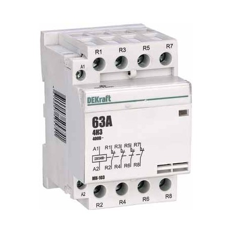 Контактор модульный 4НЗ 63А 230В МК-103