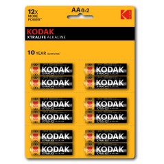 Батарейка LR6-12BL perforated (6x2BL) XTRALIFE Alkaline [KAA-2x6 perf] (144/576/18432)