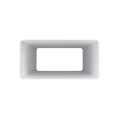 Воздуховод прямоугольный ПВХ 60х120 длина 0,5м