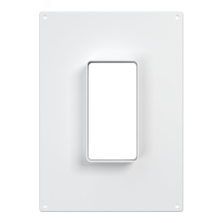 Площадка торцевая вертикальная пластиковая 180х250 фланец 60х120 Площадка торцевая вертикальная пластиковая 180х250 фланец 60х120