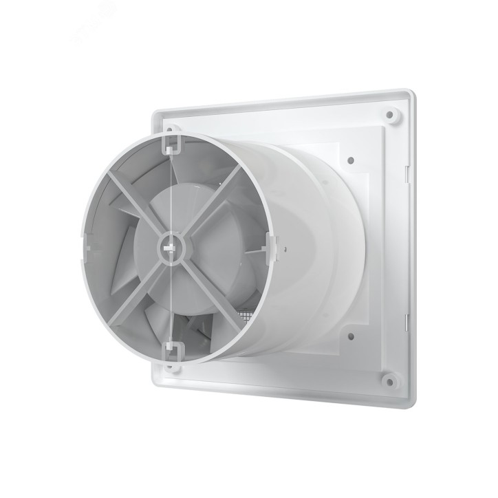 Вентилятор осевой вытяжной c антимоскитной сеткой и обратным клапаном D100