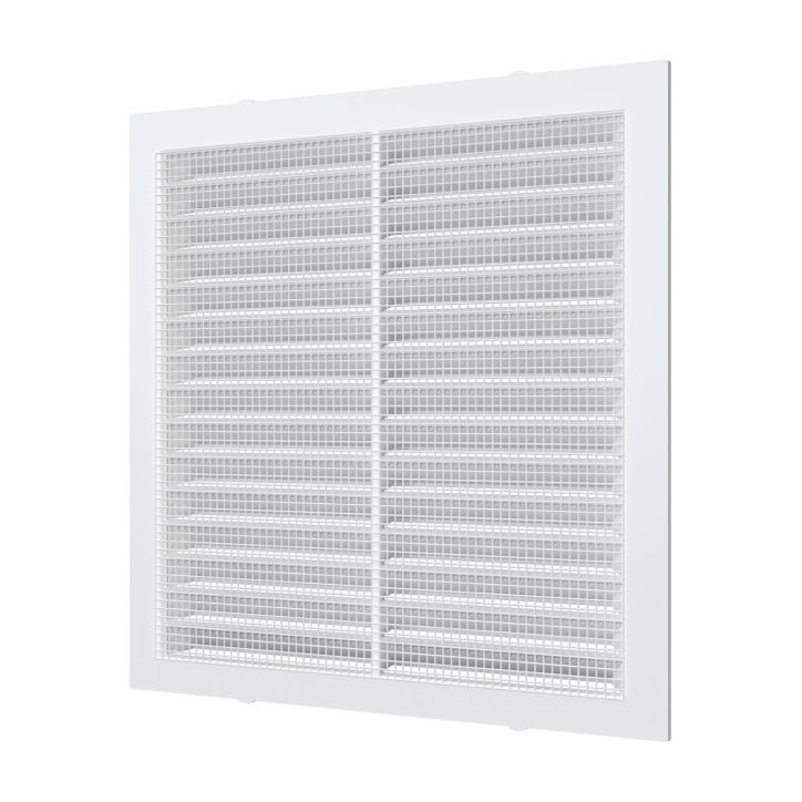 Решетка вентиляционная вытяжная, из ABS пластика 138х138