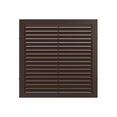 Решетка вентиляционная вытяжная, из ABS пластика 194х194, цвет Коричневый