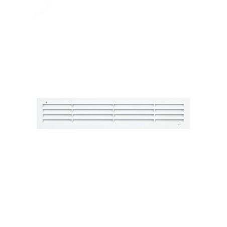 Решетка вентиляционная переточная, из ABS пластика 450х91