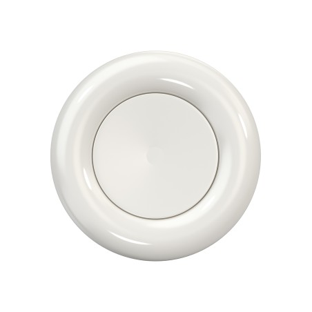 Анемостатт приточно-вытяжной металлический разъемный с фланцем окрашенный D100