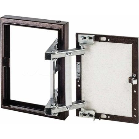 Люк под плитку на петле из окрашенной стали 500х400