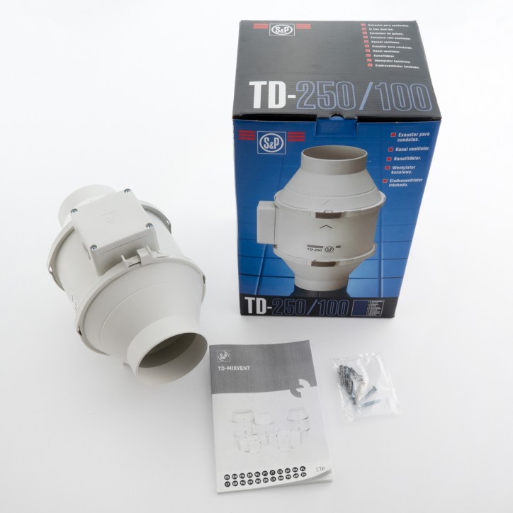 TD250/100 (220-240V 50HZ) RE Вентилятор