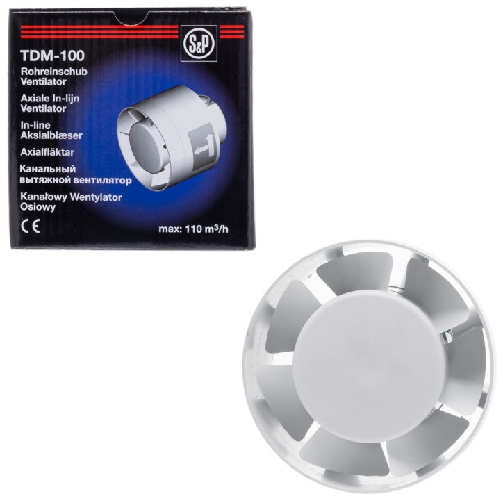 Вентилятор канальный TDM100