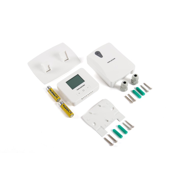 Термостат беспроводной комнатный Teplocom TS-2AA/3A-RF