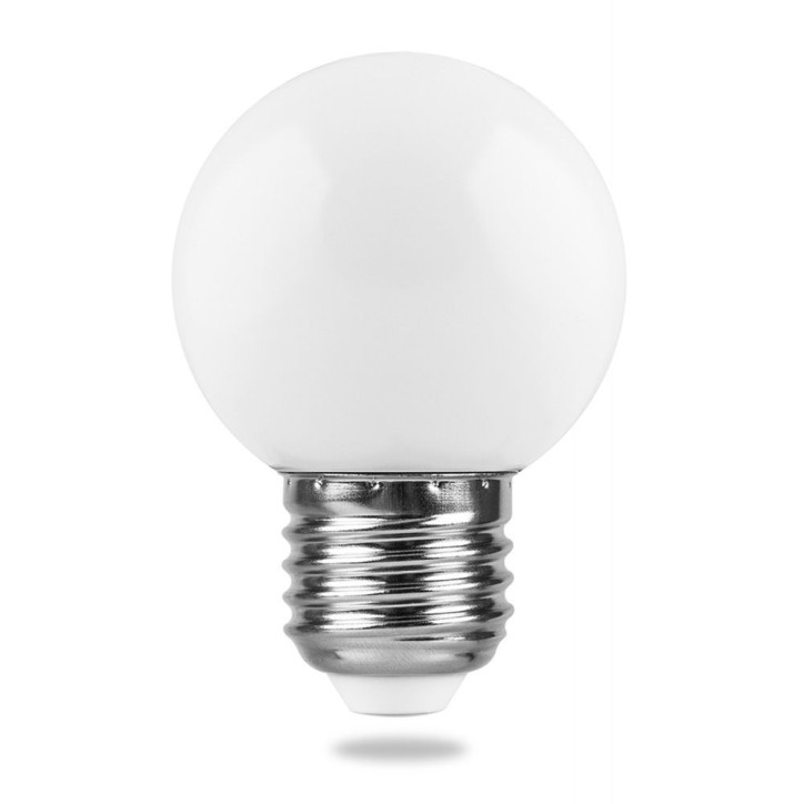 Лампа светодиодная LED 1вт Е27 белый 6400К (шар) Лампа светодиодная LED 1вт Е27 белый 6400К (шар)