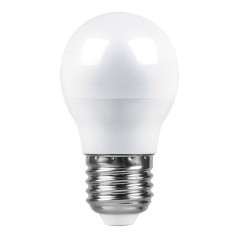 Лампа светодиодная LED 7вт Е27 белый шар