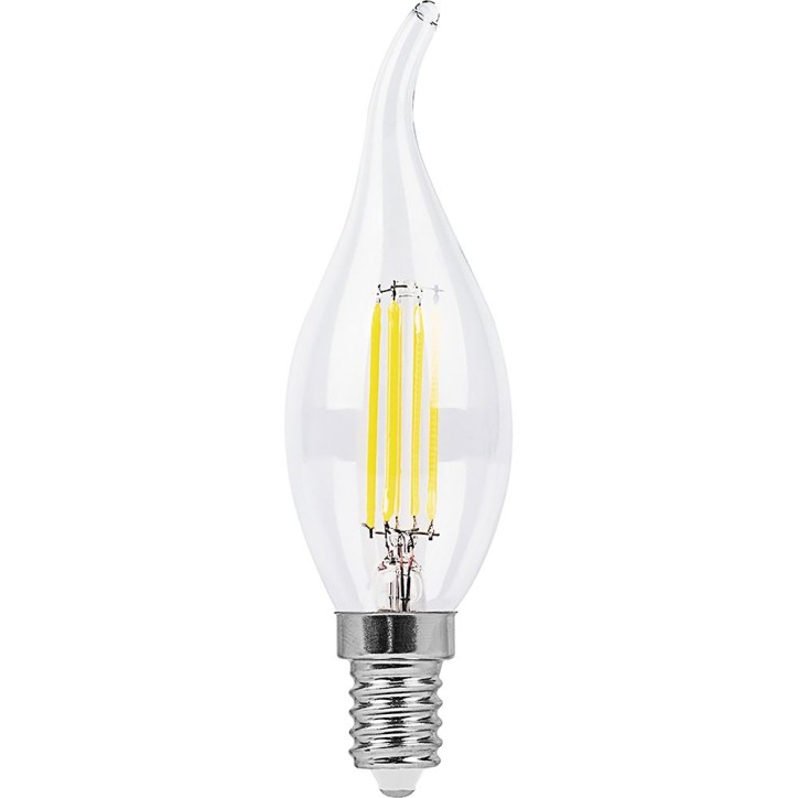 Лампа светодиодная LED 7вт Е14 теплый свеча на ветру FILAMENT Лампа светодиодная LED 7вт Е14 теплый свеча на ветру FILAMENT
