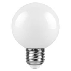 Лампа светодиодная LED 3вт Е27 6400K шар G60