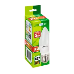 Лампа светодиодная LED 5вт E27 400Лм белый матовая свеча 230V/50Hz ECO
