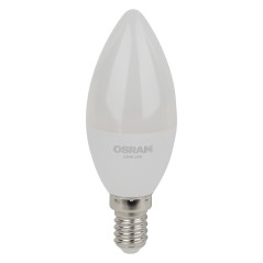 Лампа светодиодная LED 7Вт Е14 2700К 600Лм свеча 220В (замена 60Вт) OSRAM