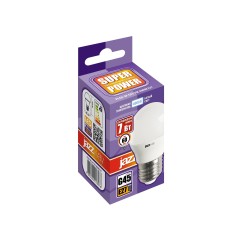 Лампа светодиодная LED 7Вт E27 4000К шар