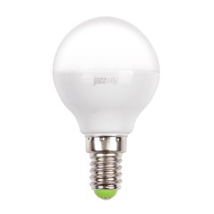 Лампа светодиодная LED 9w E14 4000K шар Jazzway