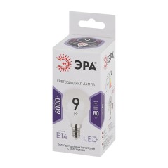 LED лампа P45-9W-860-E14 (диод, шар, 9Вт, хол, E14)