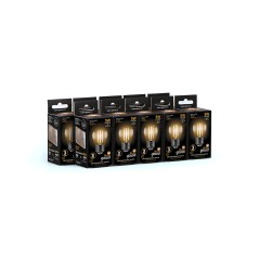 Лампа светодиодная филаментная LED 5 Вт 420 лм 2700К шар P45 теплый E27 AC 220В прозрачная колба Bla