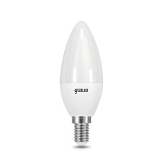 Лампа светодиодная LED 6.5 Вт 550 лм 4100К свеча нейтральный E14 AC 220В Black Gauss