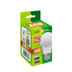 Лампа светодиодная LED 11w E27 теплый матовый груша