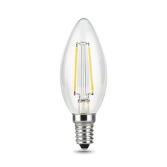 Лампа светодиодная филаментная LED 11 Вт 830 лм 4100К свеча нейтральный E14 AC 220В прозрачная колба