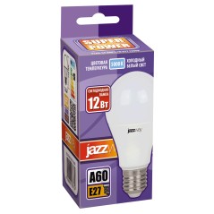 Лампа светодиодная LED 12Вт E27 230V/50Hz холодный матовая груша SP