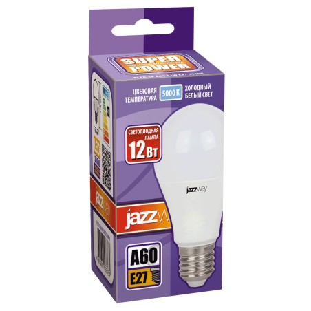Лампа светодиодная LED 12Вт E27 230V/50Hz холодный матовая груша SP