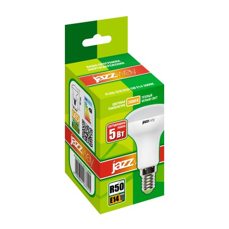 Лампа светодиодная рефлекторная LED 5Вт R50 E14 400Лм теплый 230V/50Hz ECO