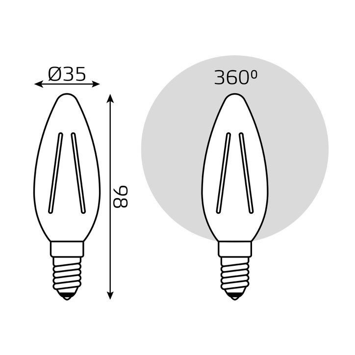 Лампа светодиодная филаментная LED 7 Вт 550 лм 2700К свеча теплый E14 AC 220В прозрачная колба Black Лампа светодиодная филаментная LED 7 Вт 550 лм 2700К свеча теплый E14 AC 220В прозрачная колба Black