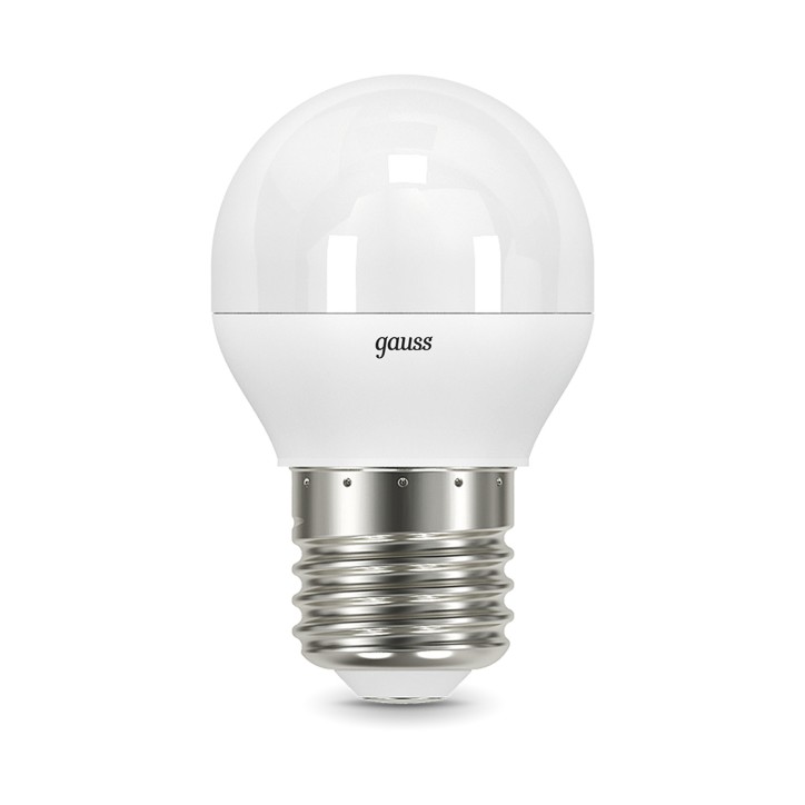 Лампа светодиодная LED 7 Вт 550 лм 4100К шар P45 нейтральный E27 AC 220В шаговое диммирование выключ Лампа светодиодная LED 7 Вт 550 лм 4100К шар P45 нейтральный E27 AC 220В шаговое диммирование выключ