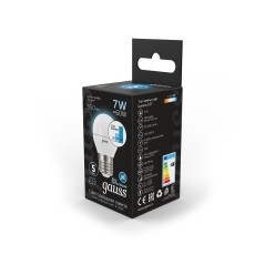 Лампа светодиодная LED 7 Вт 550 лм 4100К шар P45 нейтральный E27 AC 220В шаговое диммирование выключ
