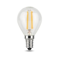 Лампа Gauss Filament Шар 9W 680lm 2700К Е14 LED 1/10/50