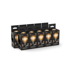 Лампа светодиодная филаментная LED 9 Вт 680 лм 2700К шар P45 теплый E14 AC 220В прозрачная колба Bla