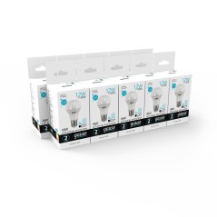 Лампа светодиодная LED 12 Вт 1150 лм 4100К А60 груша нейтральный E27 AC 220В Elementary Gauss