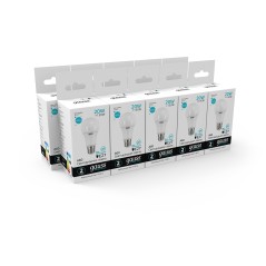 Лампа светодиодная LED 20 Вт 1600 лм 4100К А60 груша нейтральный E27 AC 220В Elementary Gauss