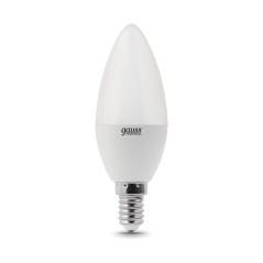 Лампа светодиодная LED 8 Вт 540 лм 4100К свеча нейтральный E14 AC 220В Elementary Gauss