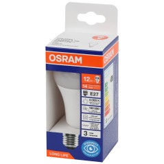 Лампа светодиодная LED 12Вт Е27 4000К 1055Лм груша 220В (замена 100Вт) OSRAM