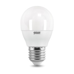 Лампа светодиодная LED 10 Вт 710 лм 3000К шар P45 теплый E27 AC 220В Elementary Gauss
