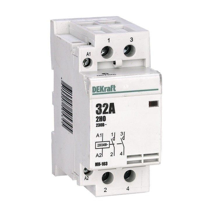 Контактор модульный 2НО 40А 230В МК-103