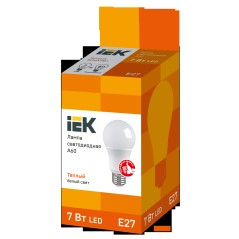 Лампа светодиодная A60 груша 20Вт 230В 6500К E27 IEK