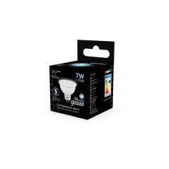 Лампа светодиодная LED 7 Вт 630 лм 4100К софит MR16 нейтральный GU5.3 AC 220В Black Gauss