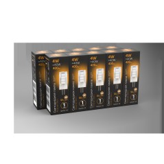 Лампа светодиодная LED 4 Вт 400 Лм 2700К теплая G4 капсула 220 В керамика Black Gauss