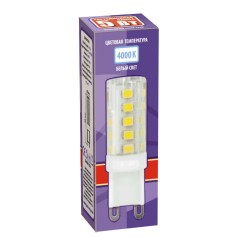 Лампа светодиодная LED 5Вт G9 300Лм белый 220V/50Hz