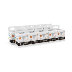 Лампа светодиодная LED 11 Вт 850 лм 3000К софит MR16 теплый GU5.3 AC 220В Elementary Gauss